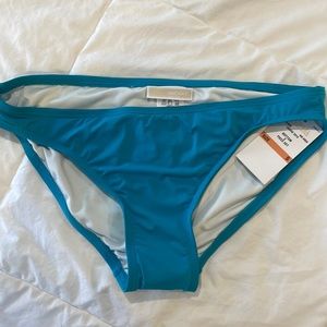 Michael Kors bikini bottoms in aqua small NWT